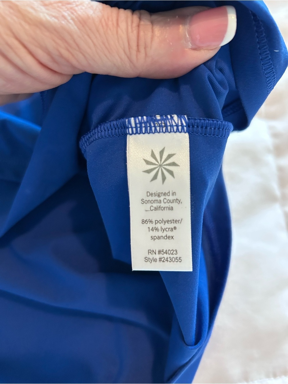 Athleta Rally Up Racerback Tank in Cobalt Blue Size S - Picture 5 of 6